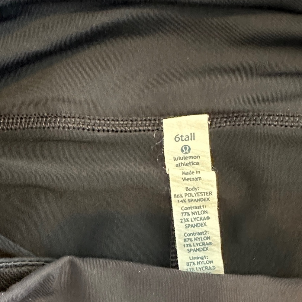 Lululemon Athletica Charcoal Skort - Picture 2 of 5